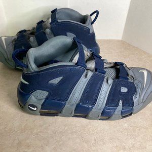 Nike Air More Uptempo '96 Retro Georgetown Grey Navy 921948-003 Mens Sz 11.5